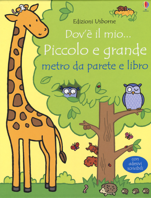 Dov'è il mio... piccolo e grande. Metro da parete. Con adesivi scrivibili