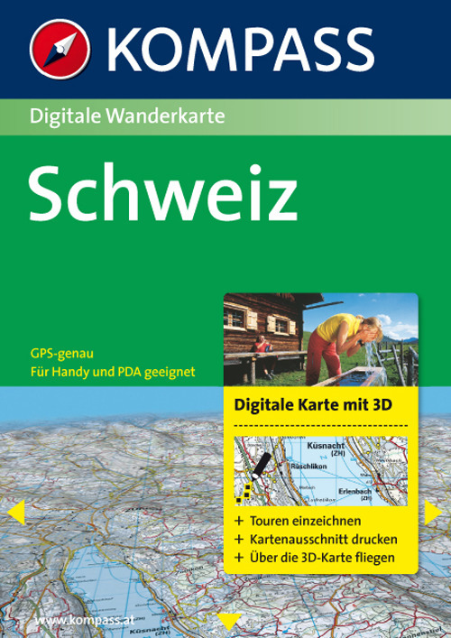 Carta digitale Svizzera n. 4312. Svizzera. Digital map