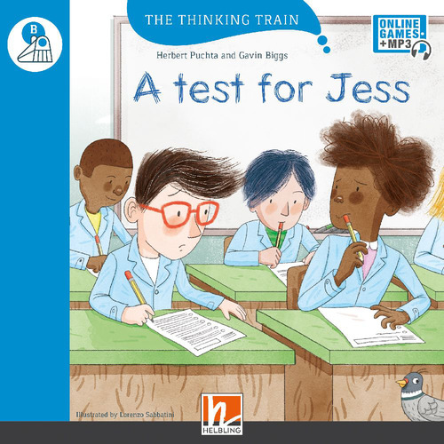 A test for Jess. Level B. The thinking train. Registrazione in inglese britannico. Con e-zone kids