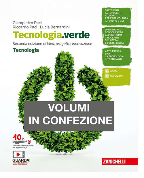 Tecnologia.verde. Tecnologia. Disegno, Laboratorio e Coding. Tavole per il disegno. Per la Scuola media