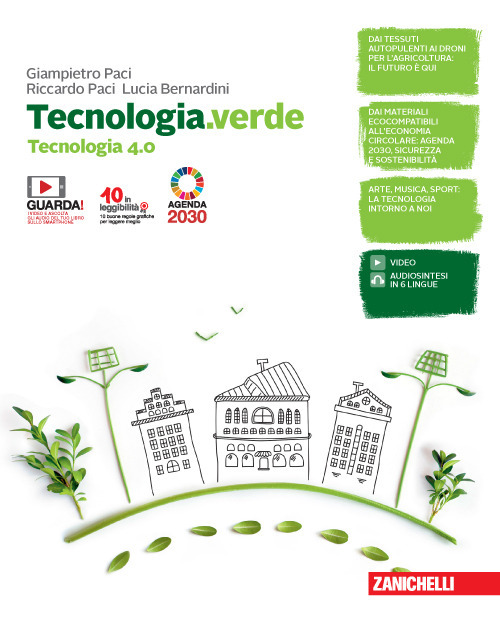 Tecnologia.verde. Tecnologia 4.0. Con Informatica e Disegno, laboratorio e coding. Per la Scuola media