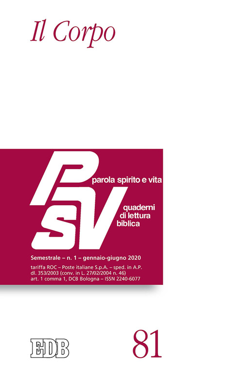 Parola spirito e vita. Quaderni di lettura biblica. Volume Vol. 1
