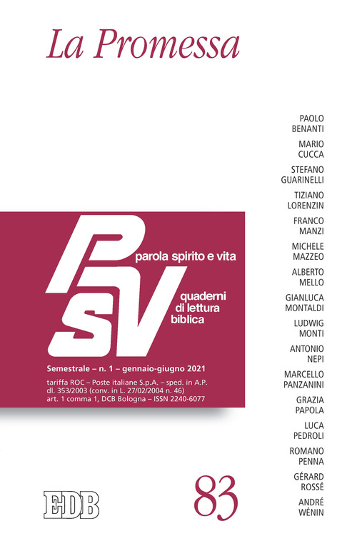 Parola spirito e vita. Quaderni di lettura biblica. Volume Vol. 1