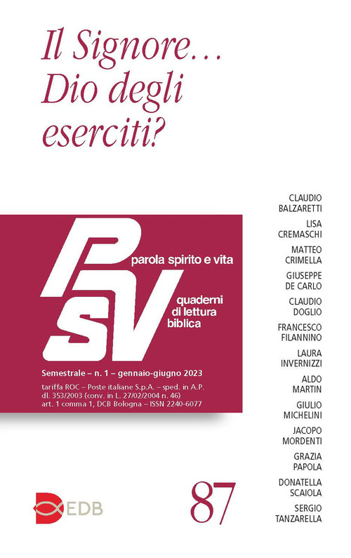 Parola spirito e vita. Quaderni di lettura biblica. Volume Vol. 1