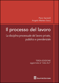Copertina di: Il processo del lavoro. La disciplina processuale del lavoro privato, pubblico e previdenziale