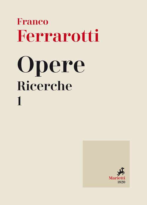 Opere. Ricerche