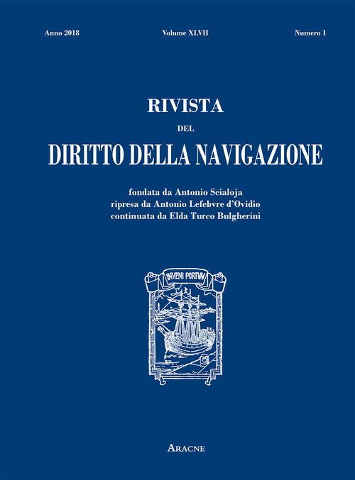 Diritto della navigazione. Volume Vol. 47