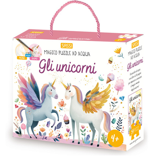 Gli unicorni. Magico puzzle ad acqua