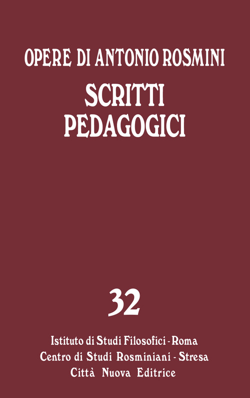 Opere. Volume 32