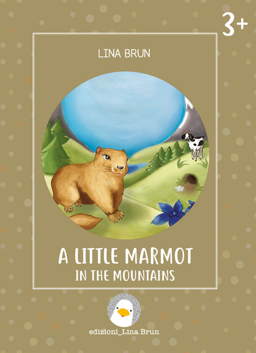 A little marmot in the mountains