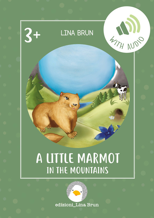 A little marmot in the mountains