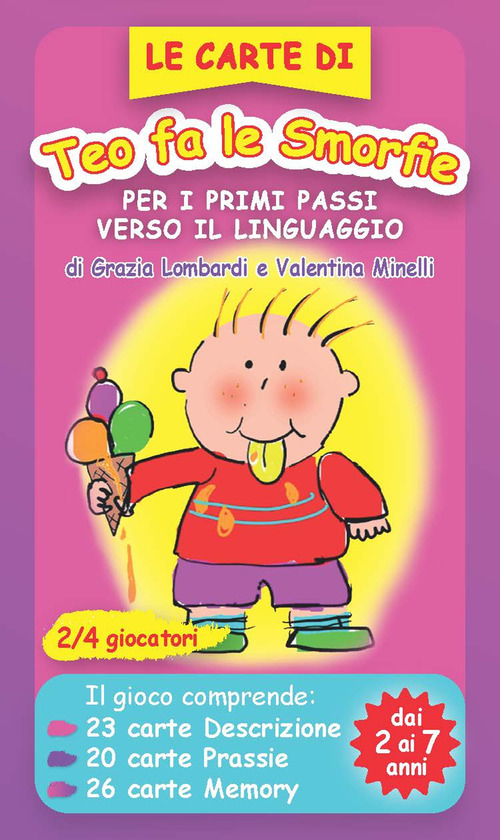 Le carte di Teo fa le smorfie. Per i primi passi verso il linguaggio