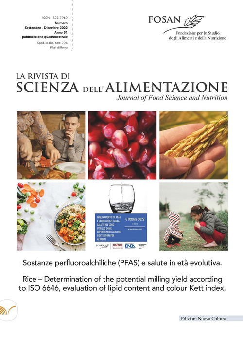 La rivista di scienza dell'alimentazione. Volume Vol. 3