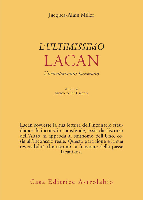 L'ultimissimo Lacan