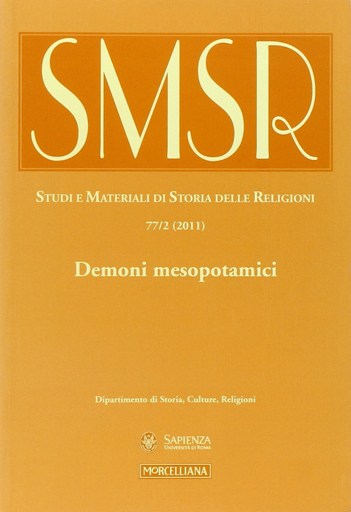 SMSR. Studi e materiali di storia delle religioni. Volume 77\2