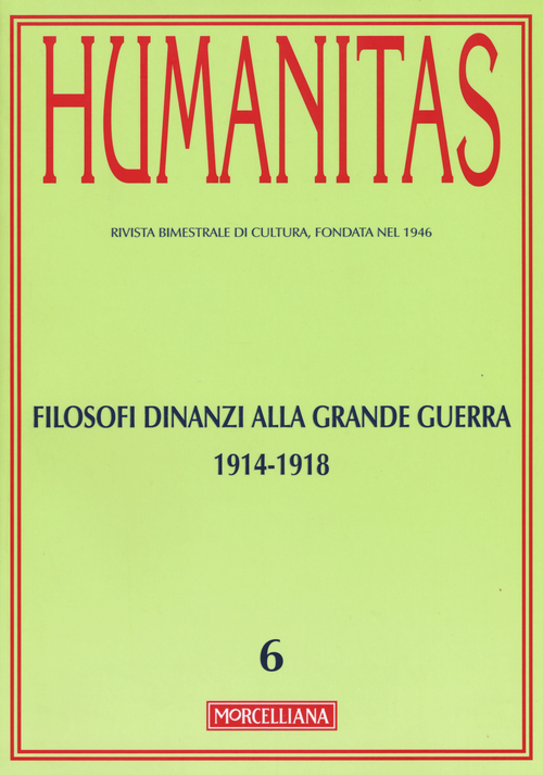Humanitas. Volume Vol. 6