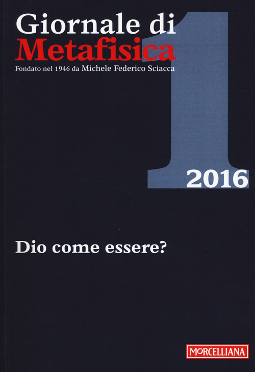 Giornale di metafisica. Volume Vol. 1