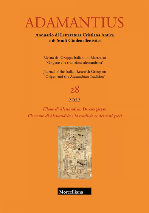 Adamantius. Notiziario del Gruppo italiano di ricerca su «Origene e la tradizione alessandrina». Volume Vol. 28