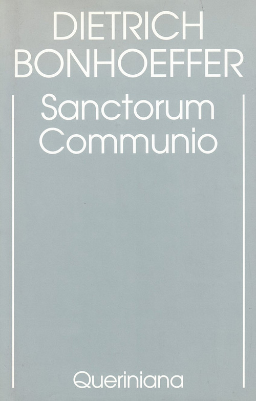 Edizione critica delle opere di D. Bonhoeffer. Volume Vol. 1