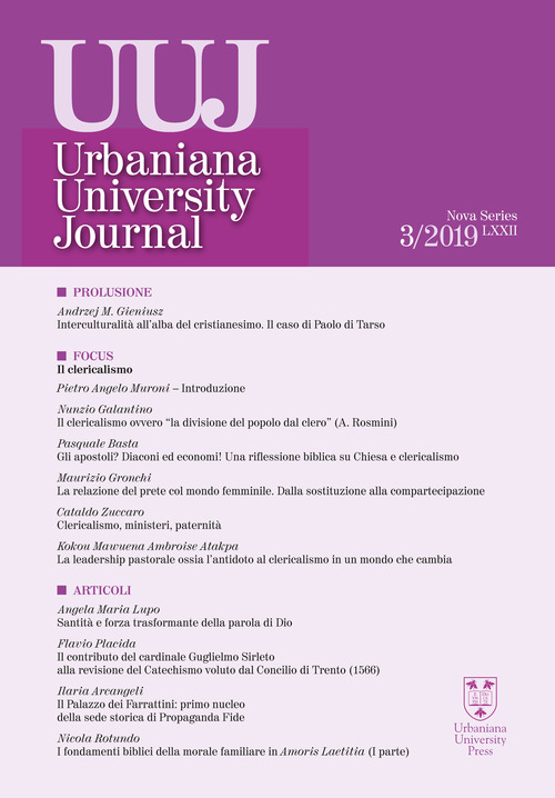 Urbaniana University Journal. Euntes Docete. Volume Vol. 3