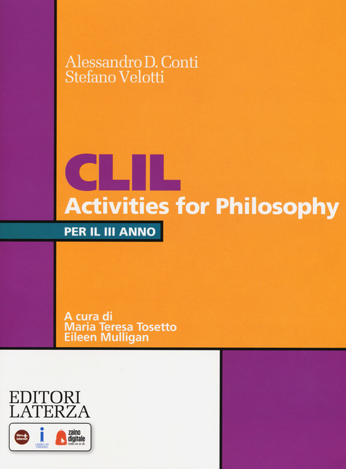 CLIL activities for philosophy. Per la 3ª classe delle Scuole superiori
