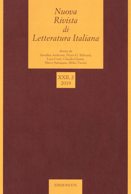 Nuova rivista di letteratura italiana. Volume Vol. 2