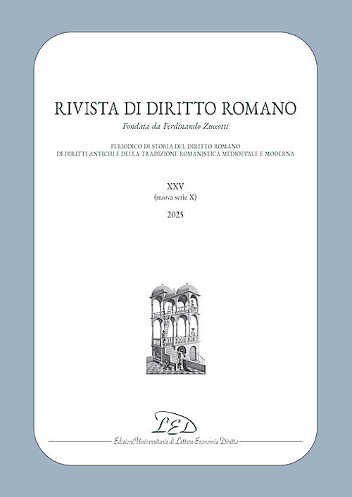 Rivista di diritto romano. Nuova serie