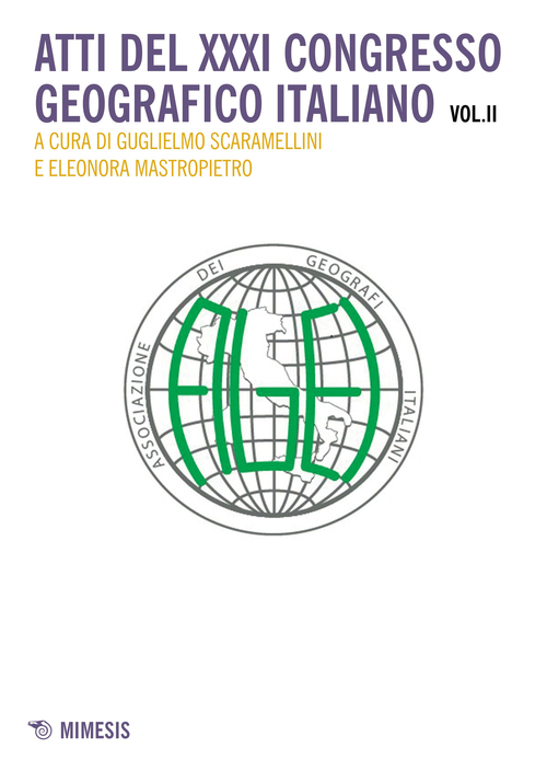Atti del 31° Congresso geografico italiano