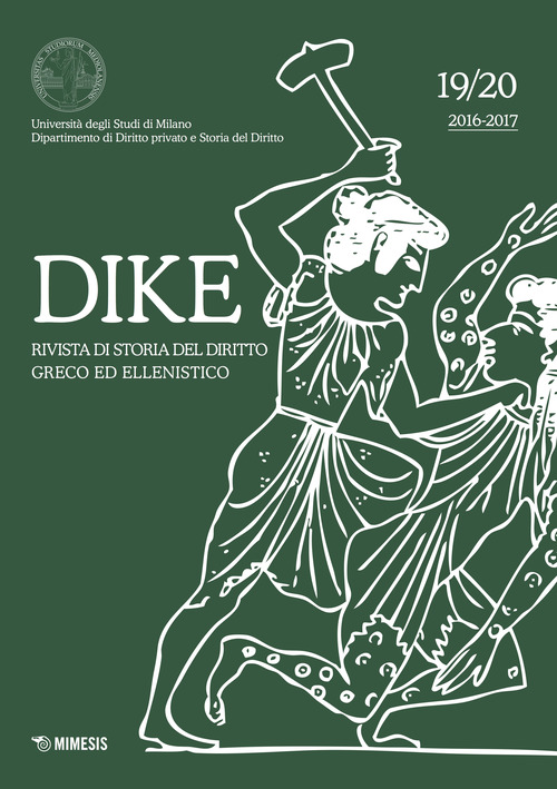 Dike. Rivista di storia del diritto greco ed ellenistico