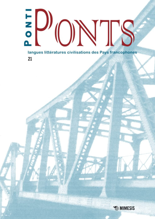 Ponti-Ponts. Langues Littératures. Civilisations des Pays Francophones