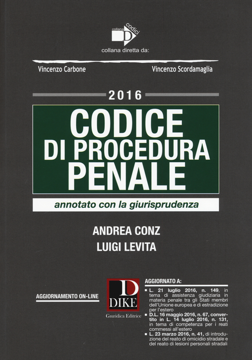 Codice di procedura penale. Annotato con la giurisprudenza