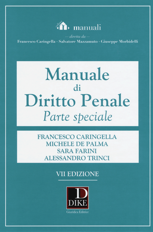Manuale di diritto penale. Parte speciale