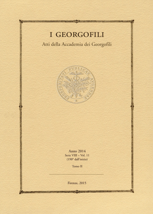I Georgofili. Atti della Accademia dei Georgofili. Volume 11\2