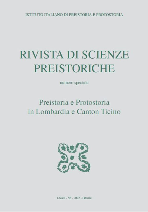 Rivista di scienze preistoriche. Volume Vol. 72