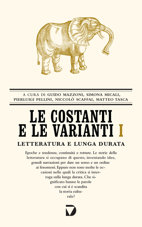 Le costanti e le varianti. Volume Vol. 1