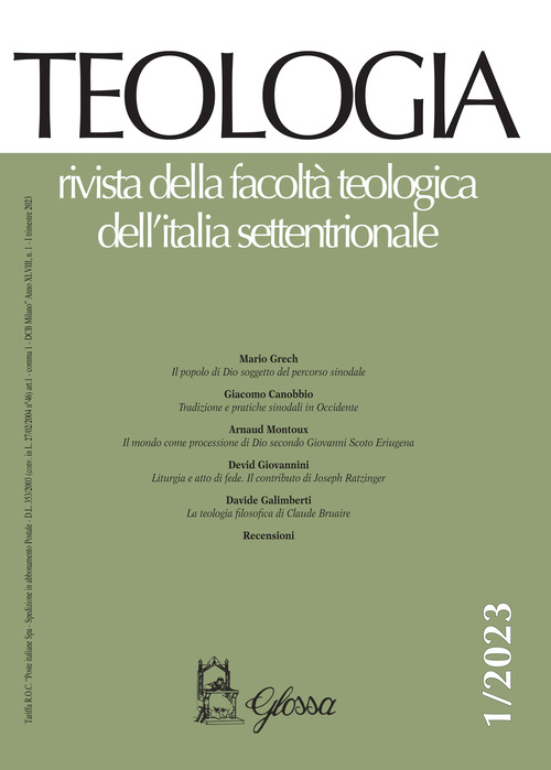 Teologia. Rivista della facoltà teologica dell'Italia settentrionale. Volume Vol. 1