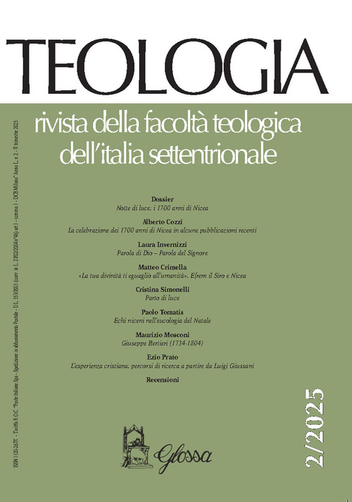 Teologia. Rivista della facoltà teologica dell'Italia settentrionale. Volume Vol. 2