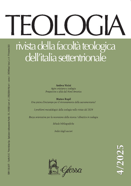 Teologia. Rivista della facoltà teologica dell'Italia settentrionale. Volume Vol. 4
