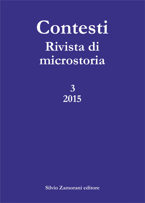 Contesti. Rivista di microstoria. Volume 3