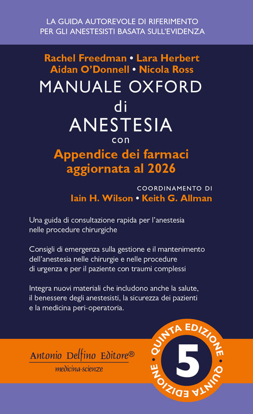 Manuale Oxford di anestesia