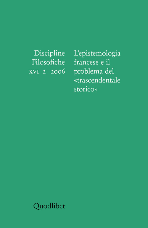 Discipline filosofiche