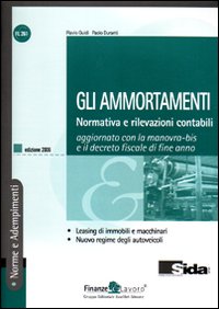Gli ammortamenti. Normativa e rilevazioni contabili. Leasing di immobili e macchinari. Nuovo regime degli autoveicoli