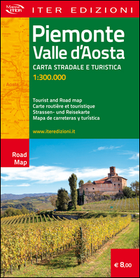 Copertina di: Piemonte e Valle d'Aosta. Carta stradale e turistica 1:300.000
