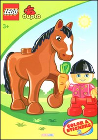 Color & stickers. Lego Duplo. Con adesivi
