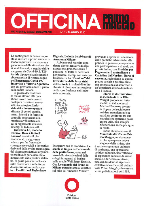 Officina Primo Maggio. Inchieste, saggi, documenti. Volume 1