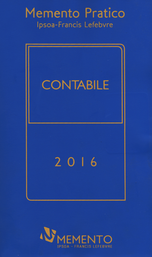 Memento pratico. Contabile 2016