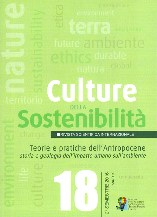 Culture della sostenibilità. Volume Vol. 18