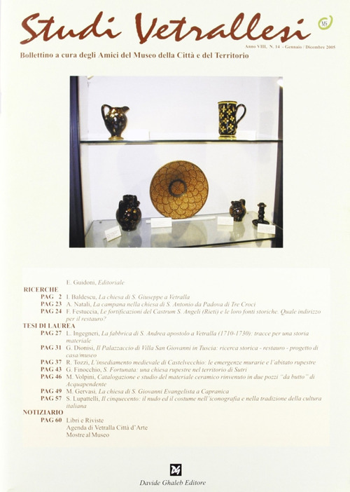 Studi vetrallesi. Volume Vol. 14