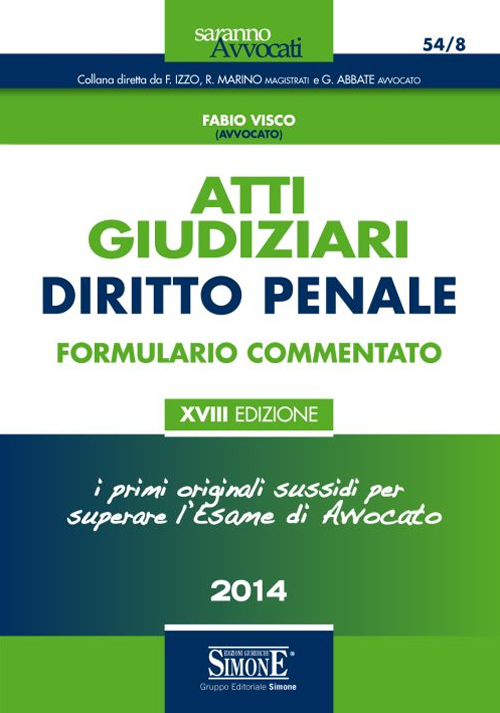 Atti giudiziari. Diritto penale. Formulario commentato