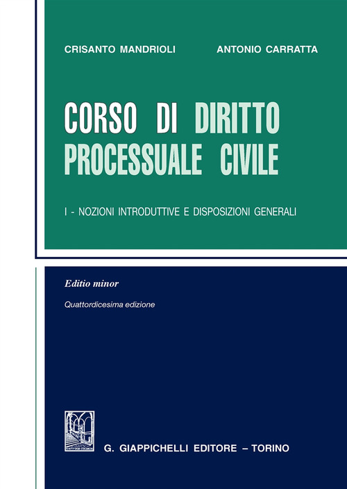 Corso di diritto processuale civile. Ediz. minore
